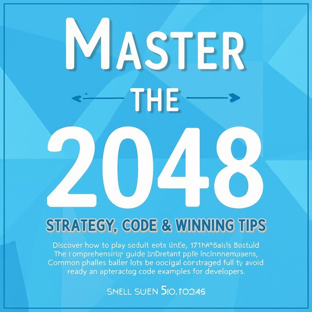 Master the 2048 Game: Strategy, Code & Winning Tips